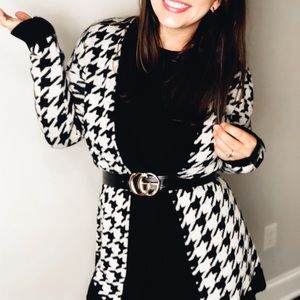 Houndstooth Cardigan